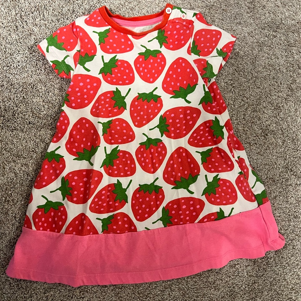 Mini Boden Strawberry Dress